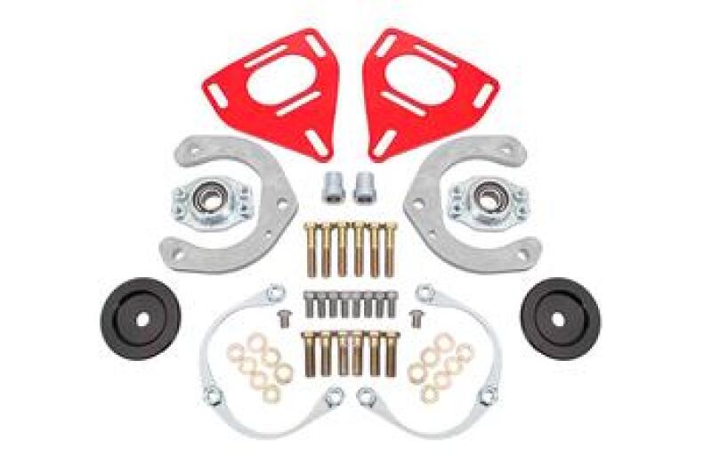 BMR Caster & Camber Plates - BMR 16-24 Chevrolet Camaro Caster Camber Plates (Coil-Over Only) - Red