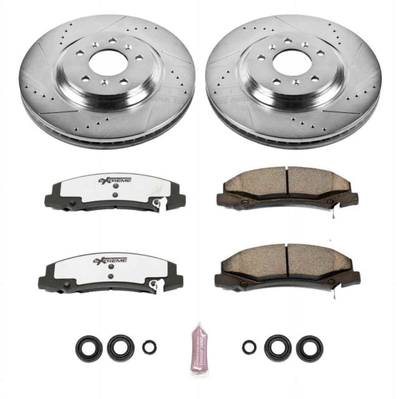 PSB Z26 Street Warrior Kit - Power Stop 08-09 Buick Allure Front Z26 Street Warrior Brake Kit