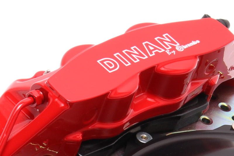 DNN Front Brake Kits - Dinan 06-06 BMW 325i Front Brake Kit - Red Calipers - Slotted