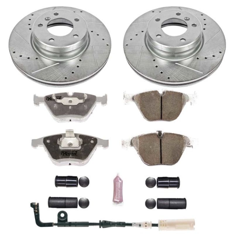 PSB Z26 Street Warrior Kit - Power Stop 04-06 BMW 525i Front Z26 Street Warrior Brake Kit