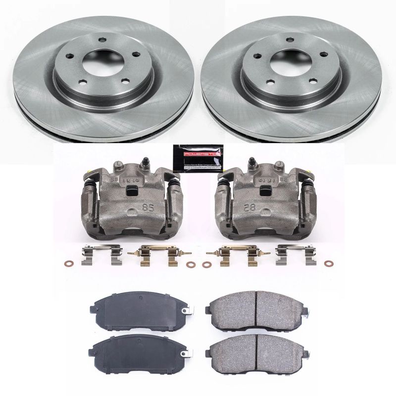 PSB Autospecialty Kit w/Cals - Power Stop 11-17 Nissan Juke Front Autospecialty Brake Kit w/Calipers