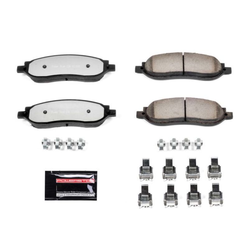 PSB Z36 Truck & Tow Brake Pads - Power Stop 05-07 Ford F-250 Super Duty Rear Z36 Truck & Tow Brake Pads w/Hardware