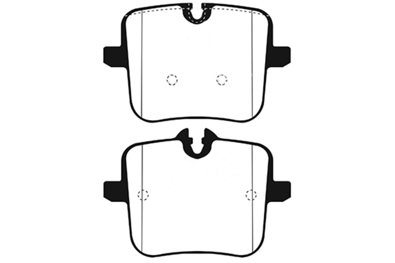 EBC Redstuff Brake Pad Sets - EBC 2018+ BMW M5 4.4TT (F90) Redstuff Rear Brake Pads
