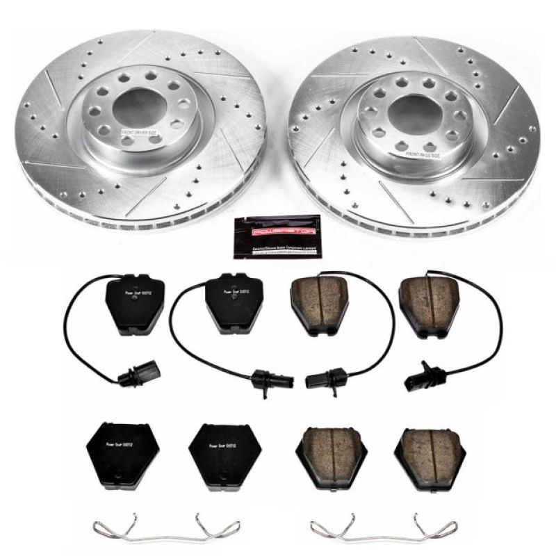 PSB Z23 Evolution Kit - Power Stop 00-04 Audi A6 Quattro Front Z23 Evolution Sport Brake Kit