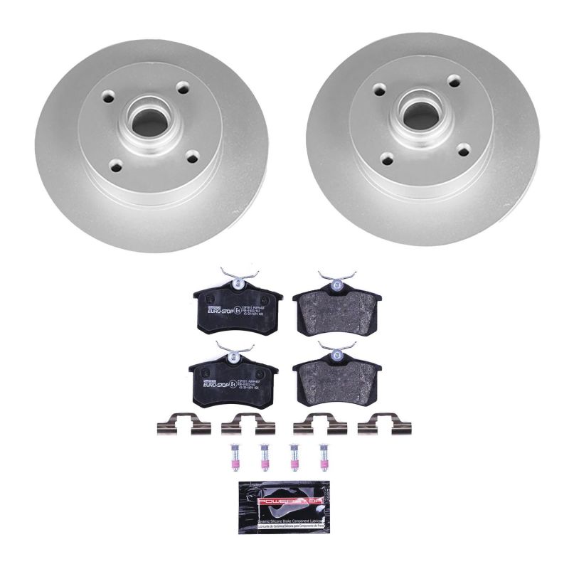 PSB Euro-Stop Kit - Power Stop 92-90 Volkswagen Corrado Rear Euro-Stop Brake Kit