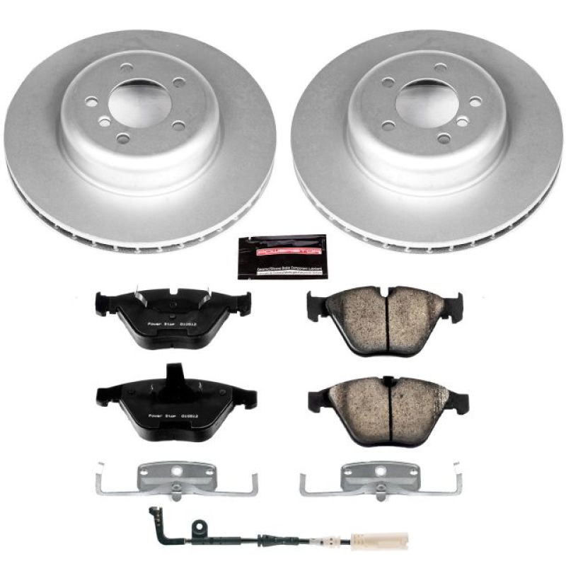 PSB Z23 Evolution Coated Kit - Power Stop 08-10 BMW 535i Front Z23 Evolution Sport Coated Brake Kit