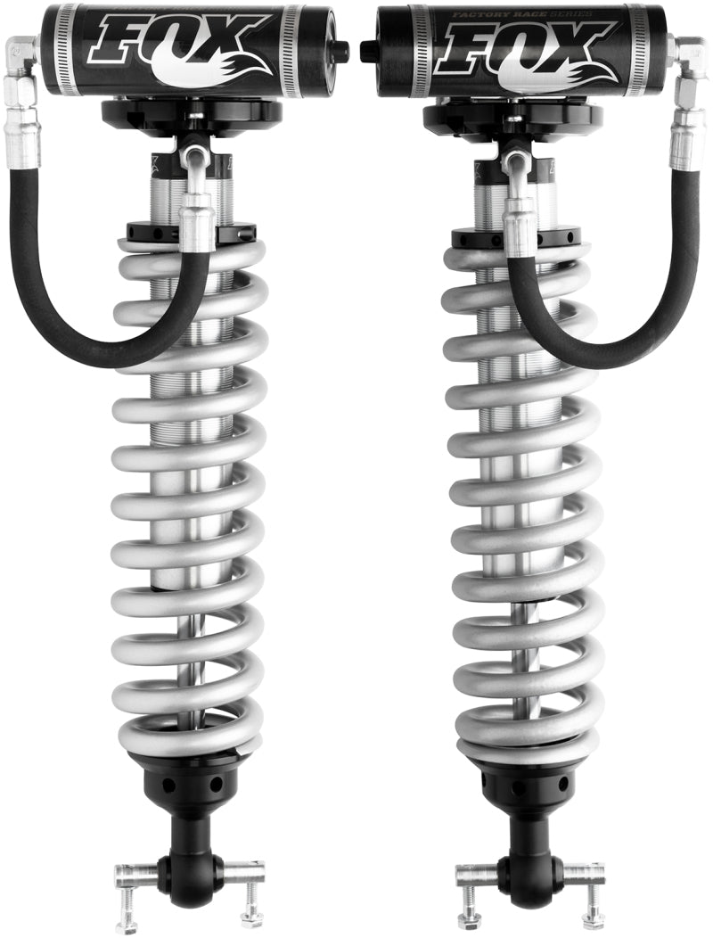FOX 2.5 Factory Coilover Shock - Fox 15+ Ford F-150 4WD 2.5 Factory Series 5.5in. Remote Reservoir Coilover Shock Set / 0-2in. Lift