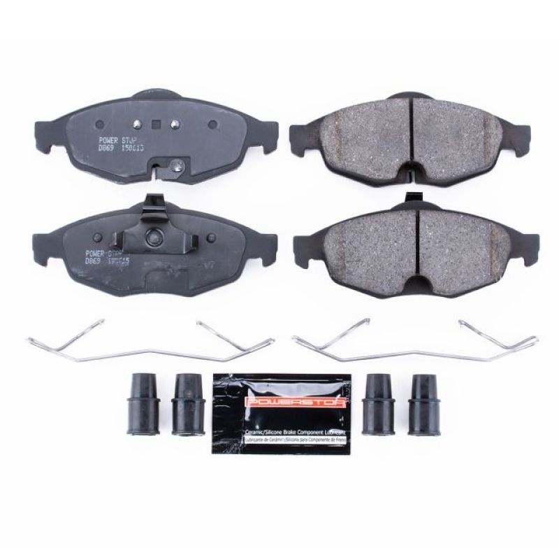 PSB Z23 Evolution Brake Pads - Power Stop 01-06 Chrysler Sebring Front Z23 Evolution Sport Brake Pads w/Hardware