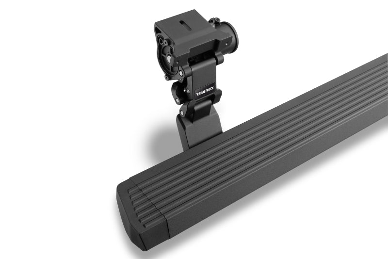 GOR RealTruck VoltStep Running Boards - RealTruck 20-24 Jeep Gladiator CC 4dr VoltStep Electric Running Board Kit (Cut/Drill Req.) - Tex Blk