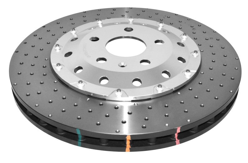DBA 5000 Series Drilled Rotors - DBA 12-13 Audi TT Quattro RS (370mm Front Rotor) Front 5000 Series Drilled Rotor w/Silver Hat