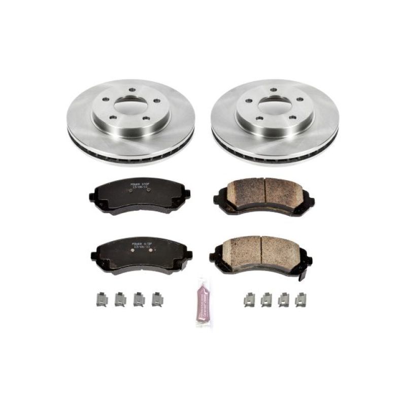 PSB Autospecialty Kit - Power Stop 02-07 Buick Rendezvous Front Autospecialty Brake Kit