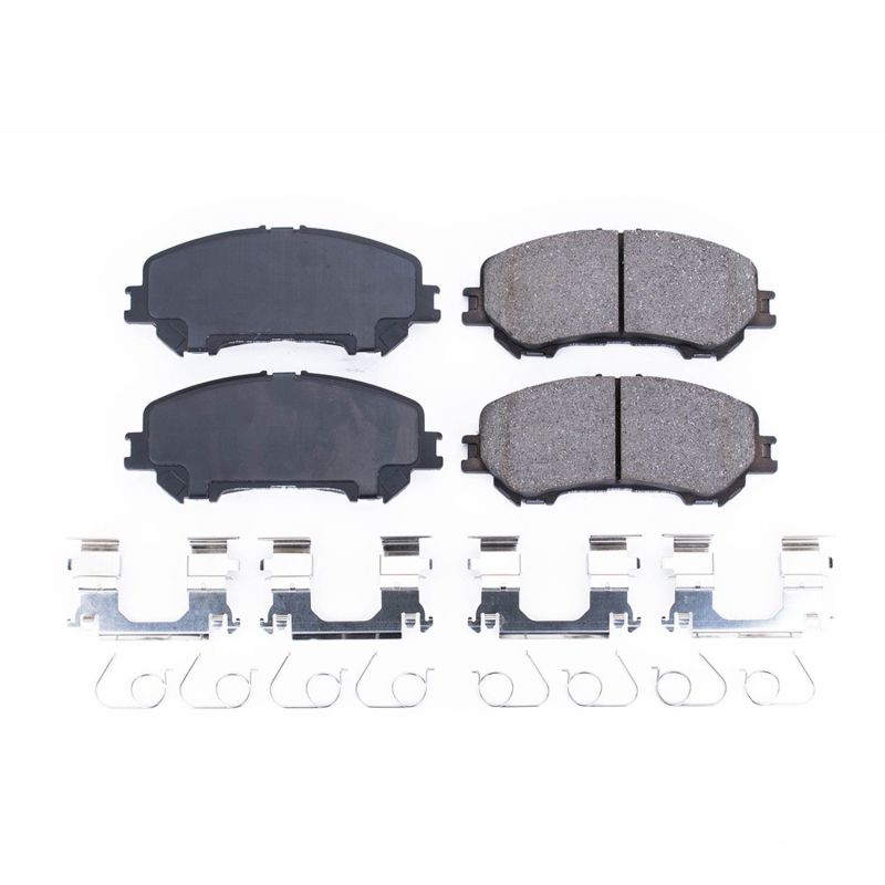 PSB Z17 Evolution Brake Pads - Power Stop 14-19 Nissan Rogue Front Z17 Evolution Ceramic Brake Pads w/Hardware