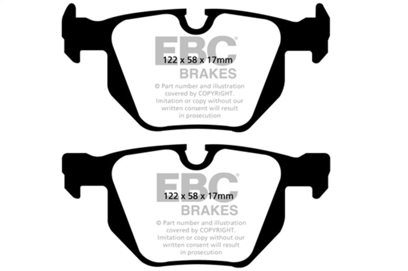 EBC Greenstuff Brake Pad Sets - EBC 13+ BMW X1 3.0 Turbo (35i) Greenstuff Rear Brake Pads