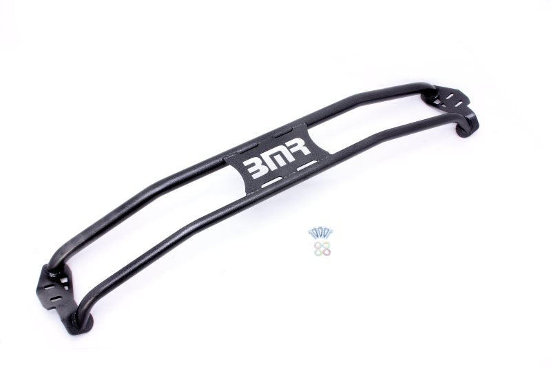 BMR Strut Tower Braces - BMR 11-15 5th Gen Camaro Front 2-Point Strut Tower Brace - Black Hammertone