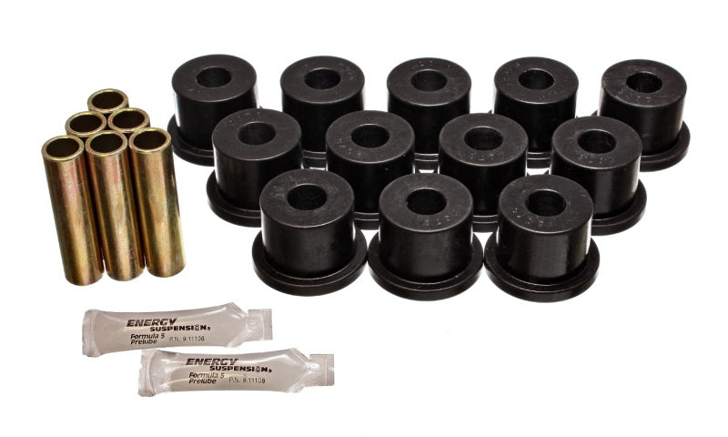 ES Spring/Shackle Bush - Black - Energy Suspension GM Rear Spring & Shackle - Black