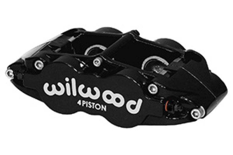 WIL Superlite Caliper - Wilwood Caliper-Narrow Superlite 4R - Black 1.12/1.12in Pistons 1.10in Disc