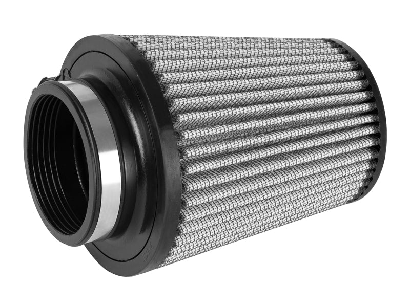 AFE Universal Pro Dry S Filter - aFe MagnumFLOW Pro Dry S Air Filters 3-1/2 F x 6 B x4-1/2 T (INV) x 7 H in