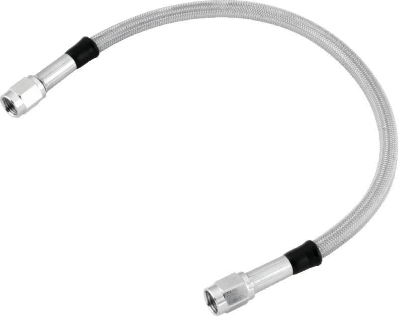 TWP Stainless Steel Hoses - Twin Power 44 Inch Clear Coated Dot Stainless Steel Brake Hose AN-3