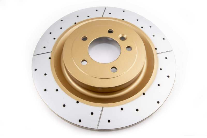 DBA Street Slot&Drill Rotors - DBA 14-18 Land Rover Range Rover Sport (w/Brembo/365mm Rotor) Rear Drill & Slot Street Series Rotor