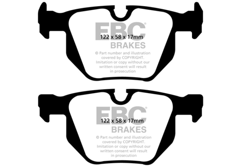 EBC Ultimax2 Brake Pad Sets - EBC 13+ BMW X1 3.0 Turbo (35i) Ultimax2 Rear Brake Pads