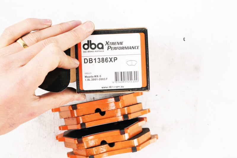 DBA XP650 Brake Pads - DBA 01-05 Miata w/ Sport Suspension XP650 Front Brake Pads
