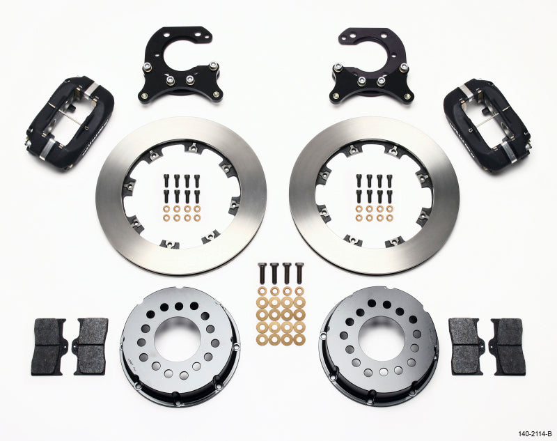 WIL Dynalite Brake Kit - Wilwood Forged Dynalite P/S Rear Kit Big Ford 2.54in Offset