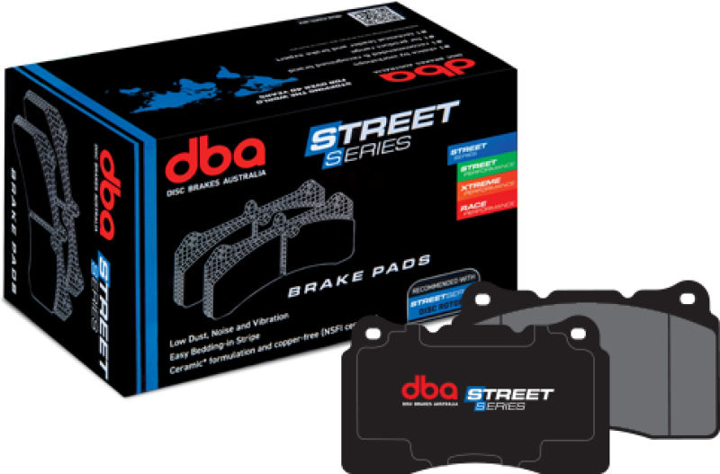 DBA Street Series Brake Pads - DBA 2017 Lexus LS460/LS600 Street Series Rear Brake Pads