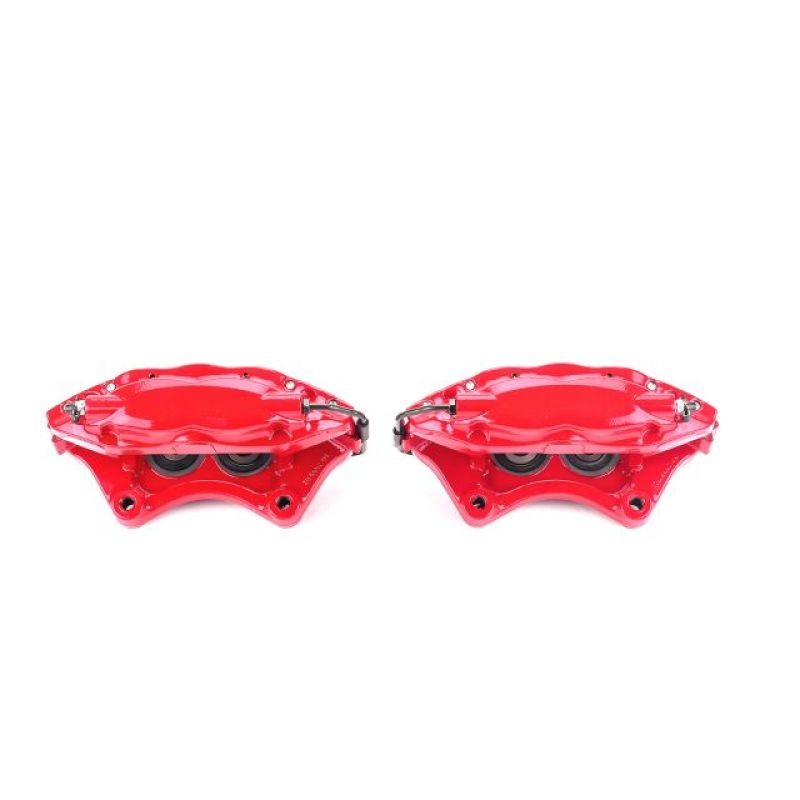 PSB Red Calipers - Power Stop 05-10 Chrysler 300 Rear Red Calipers w/o Brackets - Pair