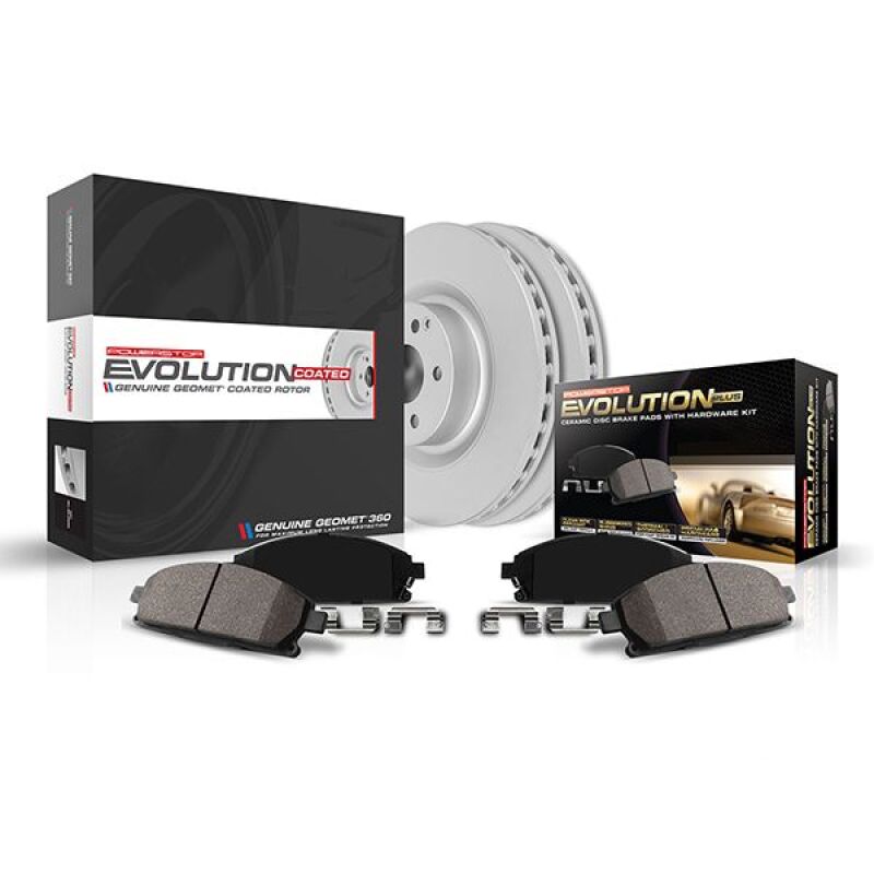 PSB Z17 Evolution Coated Kit - Power Stop 20-24 Tesla Y Front Z17 Coated Brake Kit