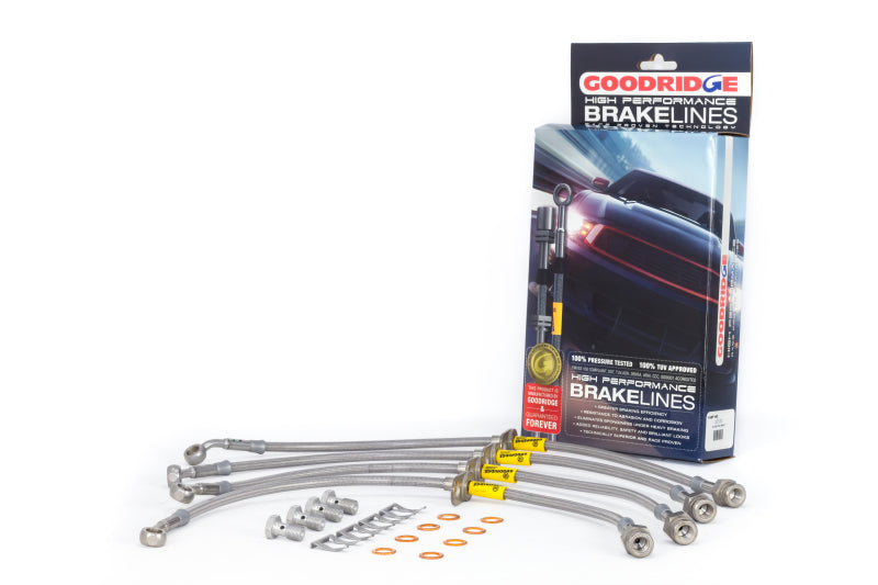 GR G-Stop Brake Line Kits - Goodridge 04-08 Acura TSX Stainless Steel Brake Line Kit