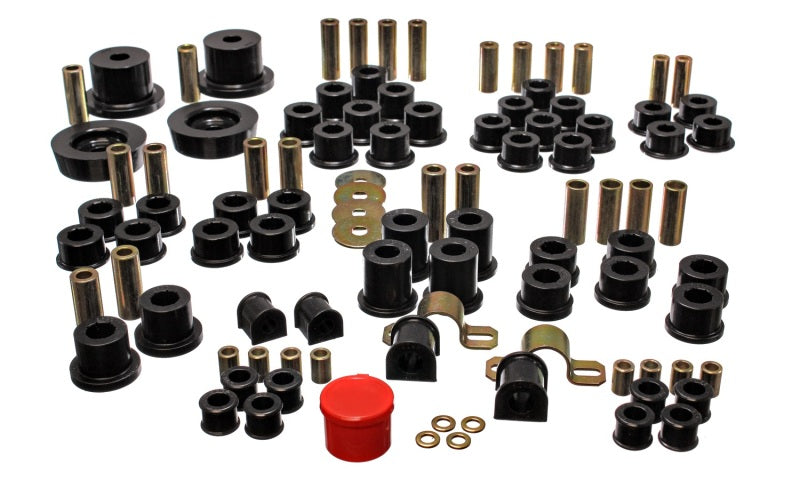 ES Hyper-Flex Sets - Black - Energy Suspension 90-97 Mazda Miata Black Hyper-Flex Master Bushing Set