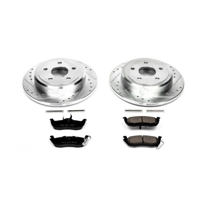 PSB Z23 Evolution Kit - Power Stop 06-10 Jeep Commander Rear Z23 Evolution Sport Brake Kit