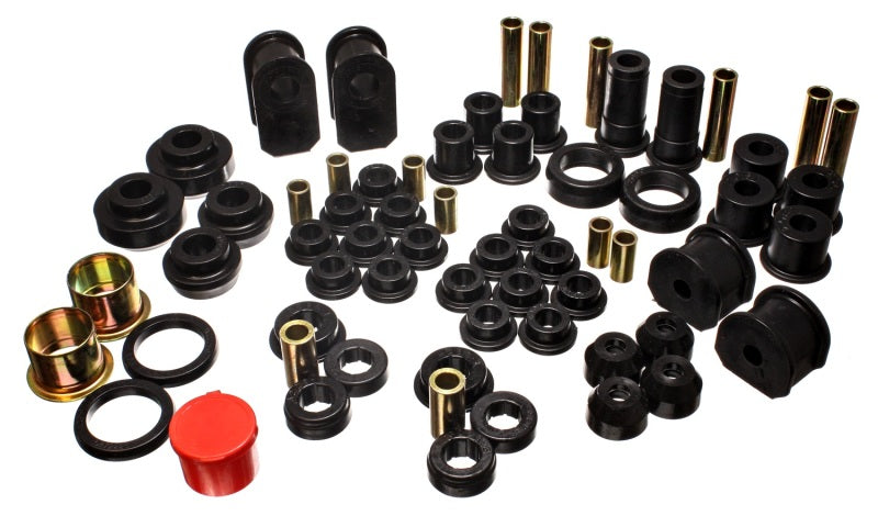ES Hyper-Flex Sets - Black - Energy Suspension 91-94 Ford Explorer 4WD Black Hyper-flex Master Bushing Set