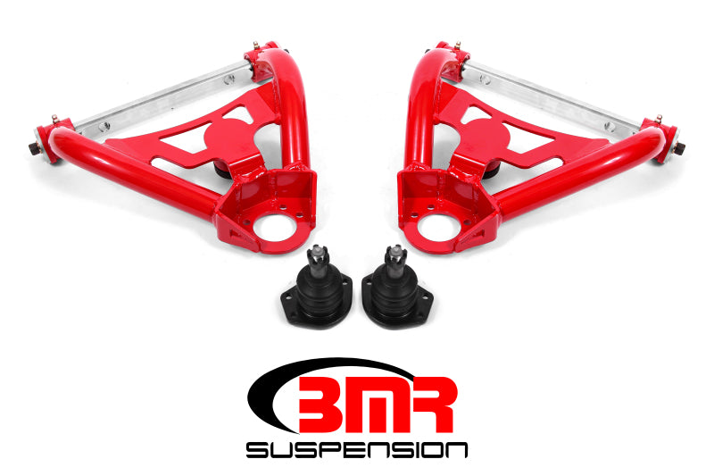 BMR Control Arms - BMR 64-72 A-Body Upper Non-Adj. A-Arms w/ Stock Spindles (Polyurethane) - Red