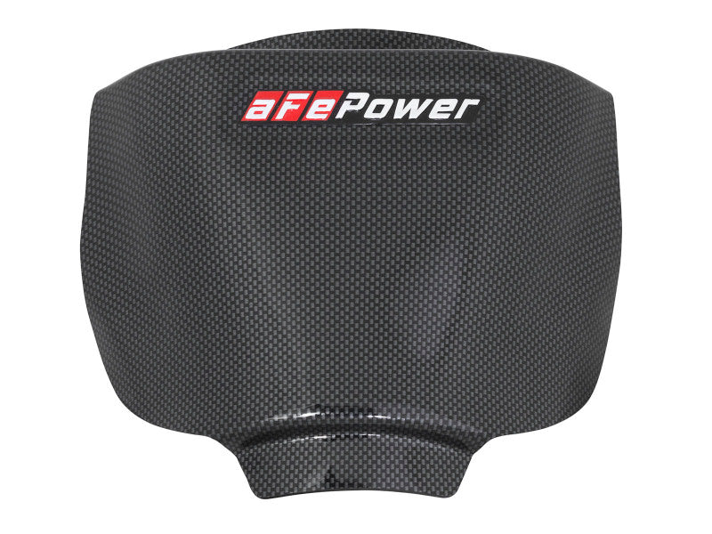 AFE Rain Shields - aFe MagnumFORCE Intake Rain Shield 15-16 Dodge Challenger SRT Hellcat 6.2L V8 (sc) - Carbon Finish