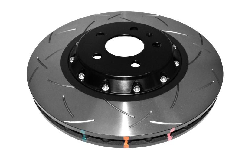 DBA 5000 Series Slotted Rings - DBA 10-12 Audi S4 Front 5000 Series Slotted Rotor w/Black Hat