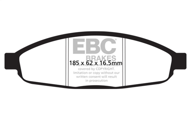 EBC Ultimax2 Brake Pad Sets - EBC 05-07 Chrysler Pacifica 3.5 Ultimax2 Front Brake Pads