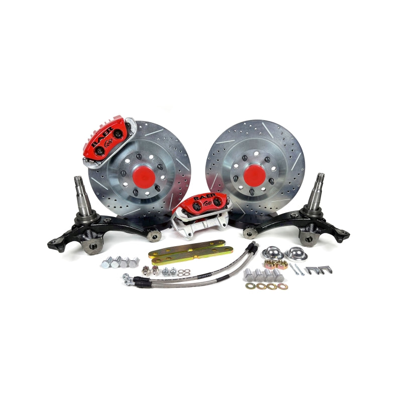 BAE Classic Series Brake Kits - Baer Brakes 82-92 Chevrolet Camaro/Pontiac Firebird 13in Classic Series Front Brake Kit - Red