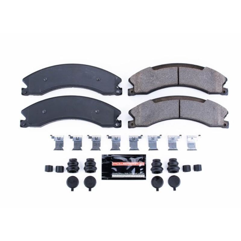 PSB Z23 Evolution Brake Pads - Power Stop 12-19 Chevrolet Silverado 2500 HD Front or Rear Z23 Evolution Sport Brake Pads w/Hardware