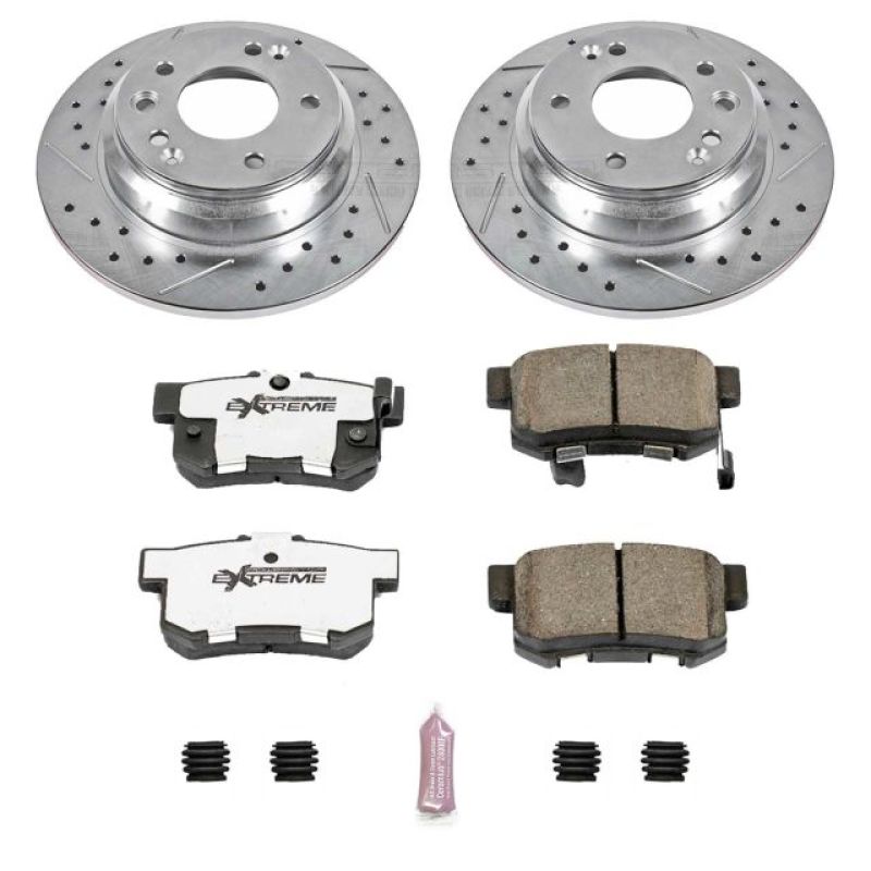 PSB Z26 Street Warrior Kit - Power Stop 99-01 Acura RL Rear Z26 Street Warrior Brake Kit