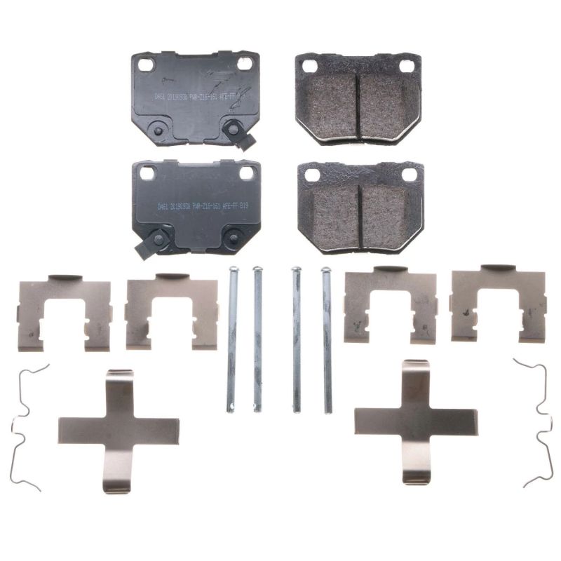 PSB Z17 Evolution Brake Pads - Power Stop 90-96 Nissan 300ZX Rear Z17 Evolution Ceramic Brake Pads w/Hardware