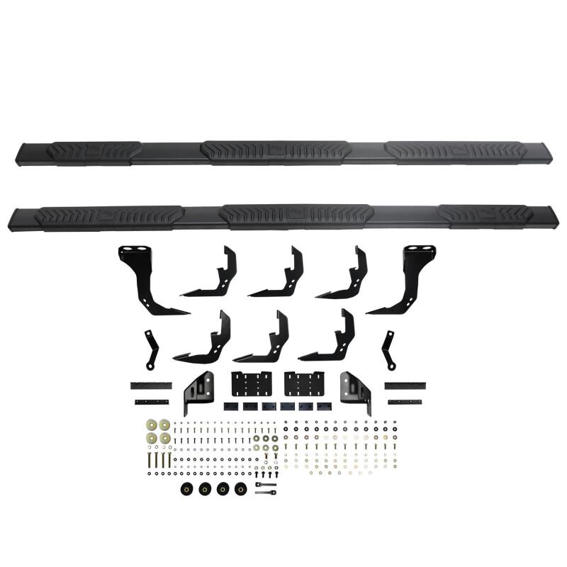WES Nerf Bars - R5 - Westin 2019 Chevrolet Silverado/Sierra 1500 Crew Cab (6.5ft) R5 Modular Nerf Step Bars - Black