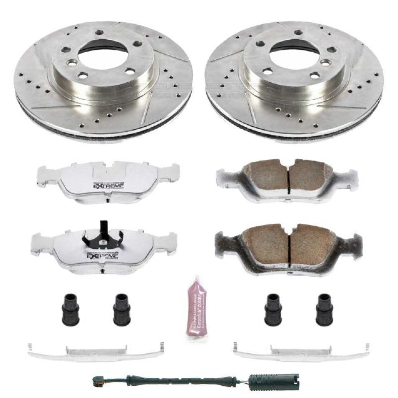 PSB Z26 Street Warrior Kit - Power Stop 92-98 BMW 318i Front Z26 Street Warrior Brake Kit