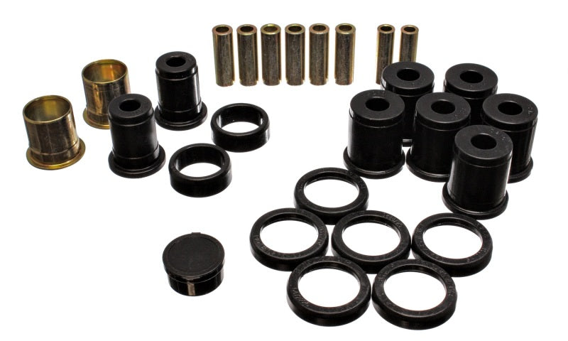 ES Cntrl Arm Bushings - Black - Energy Suspension 80-96 Buick / 78-96 Chevy / 80-92 Olds Black Rear End Control Arm Bushing Ste