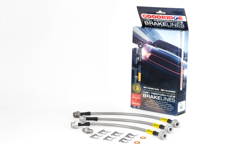 GR G-Stop Brake Line Kits - Goodridge 67-68 Chevrolet Camaro Front Disc SS Brake Line Kit