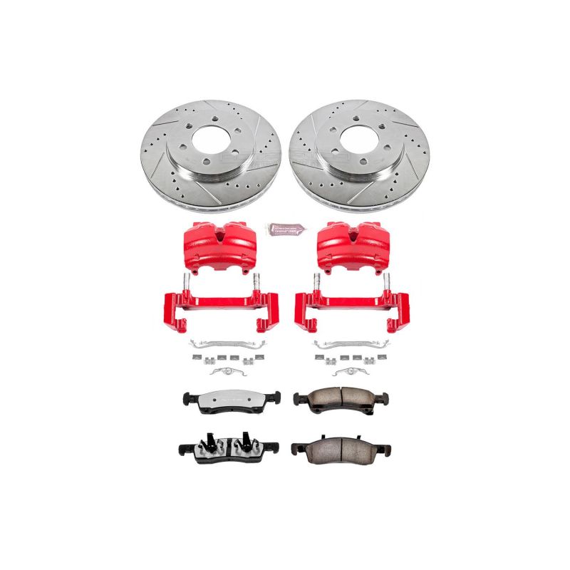 PSB Z36 Truck & Tow Kit - Power Stop 03-06 Lincoln Navigator Front Z36 Truck & Tow Kit w/Cals