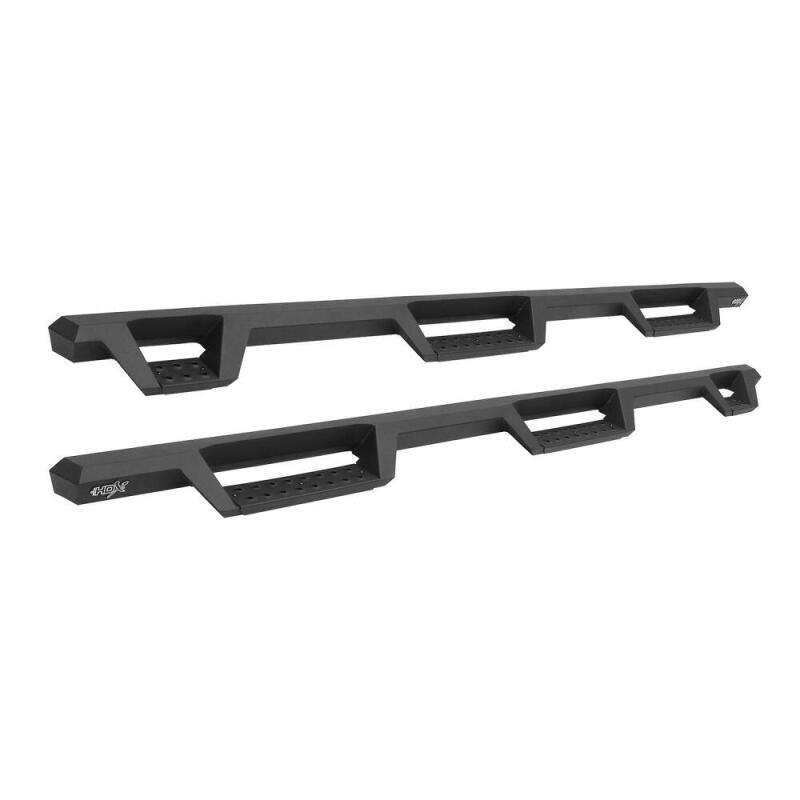 WES Nerf Bars - HDX Drop - Westin/HDX 09-18 Dodge/Ram 1500 Crew Cab (5.5ft Bed) Drop Wheel to Wheel Nerf Step Bars - Txt Black
