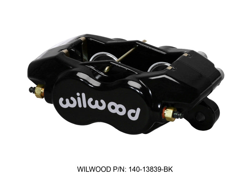 WIL Dynalite Caliper - Wilwood Caliper-Forged Dynalite-Black 1.38in Pistons .81in Disc