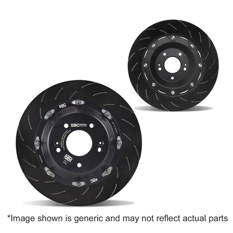 EBC 2 Piece Racing Rotors - EBC Racing 12-17 BMW M135i / 16-21 BMW M240i (F20/F22) Replacement 2Pc Floating Front BBK Rotor