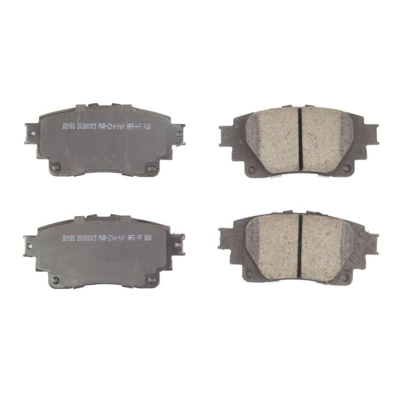 PSB Z16 Evolution Brake Pads - Power Stop 2019 Toyota Corolla Rear Z16 Evolution Ceramic Brake Pads